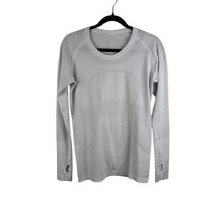 Lululemon Swiftly Long Sleeve Shirt White Women's 10
